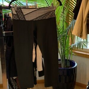 lululemon athletica Black and Gray Leggings